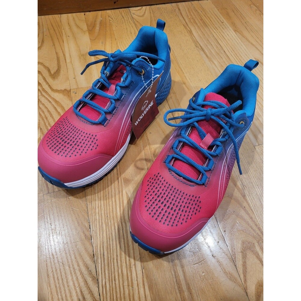 Wolverine Women Dash Composite Toe Work Shoe Sz 9 M Waterproof Athletic Safety
